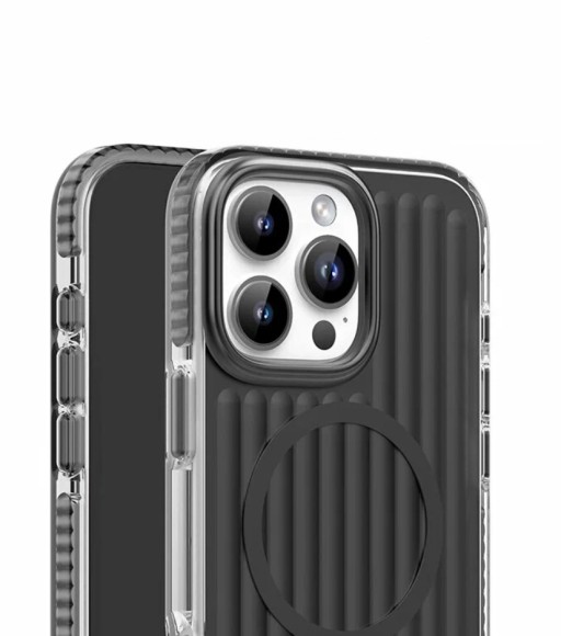 Чехол-накладка для iPhone 16 Pro Max Mutural Bumpy Solid Magsafe Series Space Gray