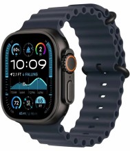 Умные часы   Apple Watch Ultra 2 MYTC3 49mm Black Titanium Case with Navy Ocean Band  (Black Titanium, Navy)
