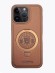 Чехол-накладка для iPhone 15 Pro Santa Barbara Primo коричневый