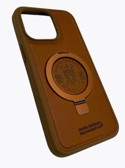 Чехол-накладка для iPhone 15 Pro Santa Barbara Primo коричневый Чехол-накладка для iPhone 15 Pro Santa Barbara Primo коричневый