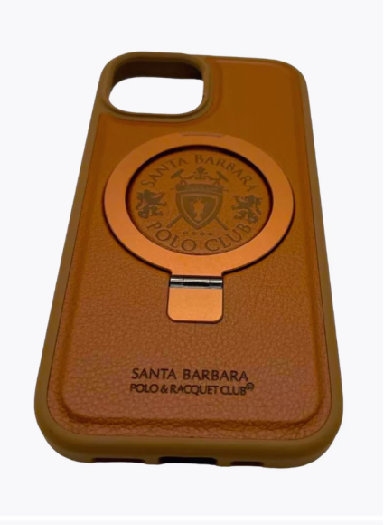 Чехол-накладка для iPhone 15 Pro Santa Barbara Primo коричневый Чехол-накладка для iPhone 15 Pro Santa Barbara Primo коричневый