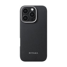 Чехол-накладка для iPhone 16 Pro Max PITAKA Ultra-Slim Case Black/Gray
