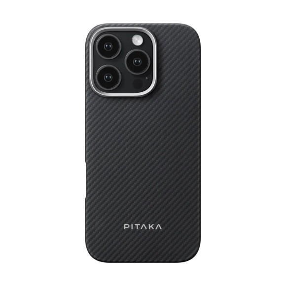Чехол-накладка для iPhone 16 Pro Max PITAKA Ultra-Slim Case Black/Gray