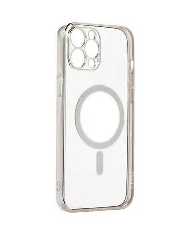 Чехол-накладка для iPhone 13 J-CASE ободок серебро