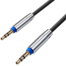 AUX Breaking 3.5 мм силиконовый 1м черный
