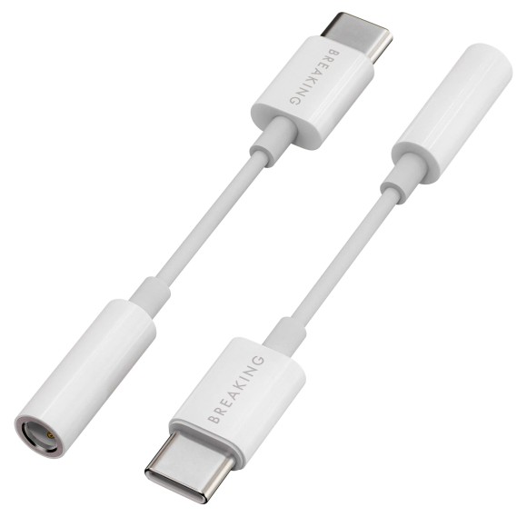 AUX Breaking 3.5 мм USB-C белый