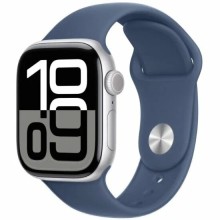 Умные часы Apple Watch Series 10 46mm/M/L MWWM3  Case Silver Aluminum with Denim Sport Band (Silver, Denim)
