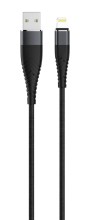 Lightning OLMIO SOLID 1,2м 2.1A черный