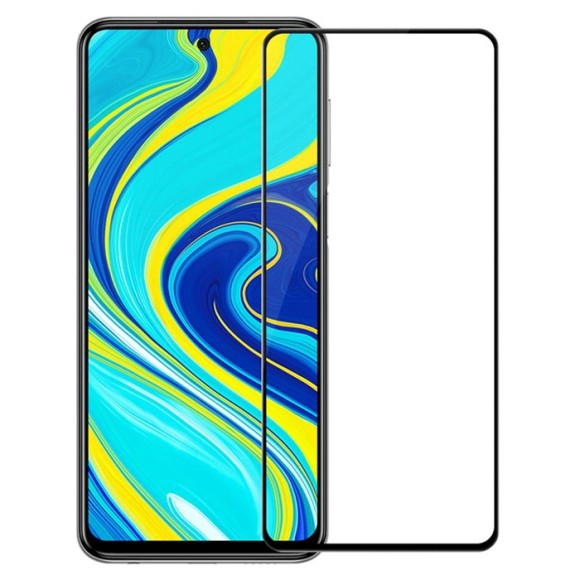 Стекло Xiaomi Redmi Note 9S/Note9 Pro/Note9 Pro Max (2020) Breaking 5D черное