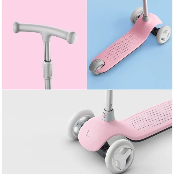 Кикборд Xiaomi Rice Rabbit Scooter HBC01YM (розовый)