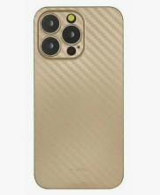 Чехол-накладка для iPhone 13 K-DOO AIR Carbon золото