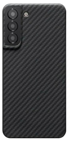 Чехол-накладка Samsung S23 KZDOO Keivlar черно-серый