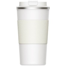 Термос-чашка Quange Pure Enjoy Insulating Coffee Cup KF100-White