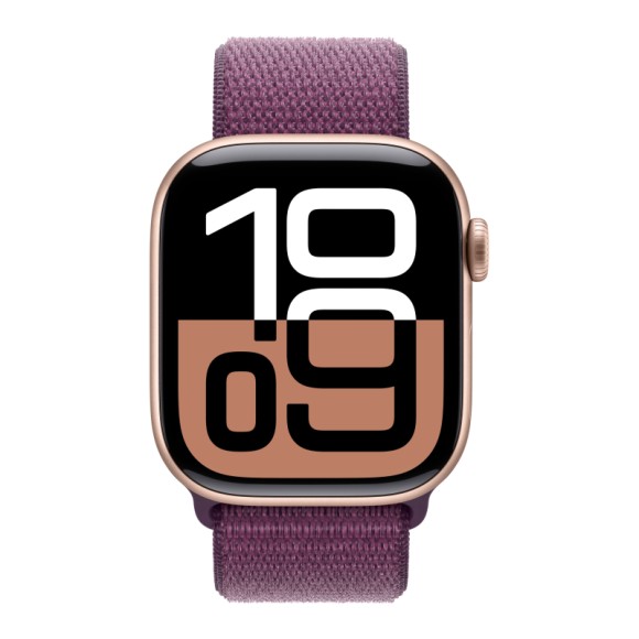 Умные часы Apple Watch Series 10 46mm MWWV3 Case Rose Gold Aluminum with Plum Sport Loop (Rose Gold, Light Blush) Умные часы Apple Watch Series 10 46mm MWWV3 Case Rose Gold Aluminum with Plum Sport Loop (Rose Gold, Light Blush)