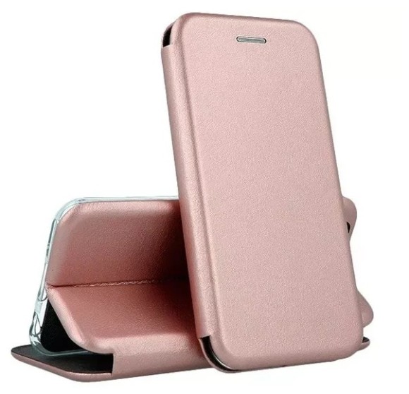 Чехол-книжка Samsung A32/A325 Business пластик розовое золото