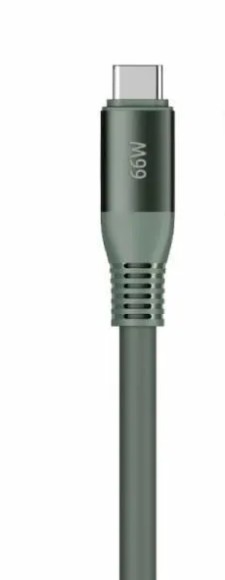 Type-C Type-C OLMIO SHIELD 66W 6A 1.2м зеленый