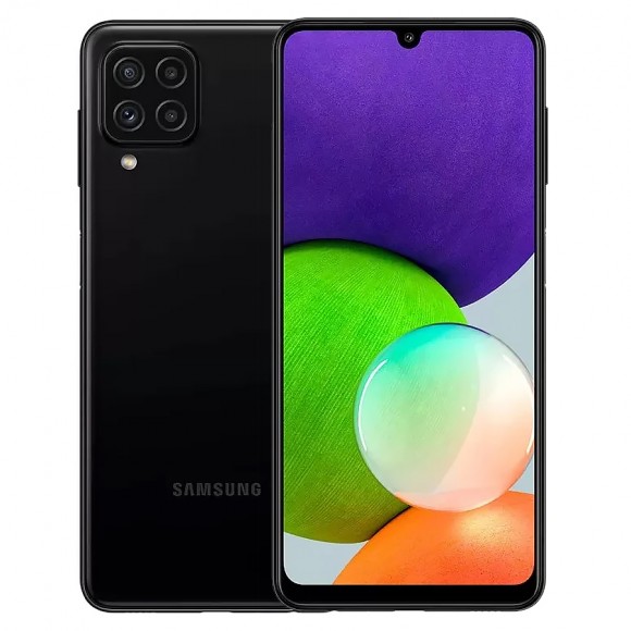 Смартфон Samsung Galaxy A22 4/128Gb RU (черный)