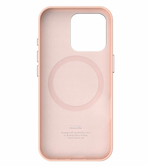 Чехол-накладка для iPhone 16 Pro  KZDOO Mag Noble Collection Desert Rose Gold