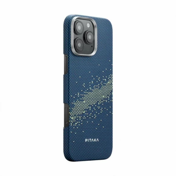 Чехол-накладка для iPhone 16 Pro Max PITAKA Tactike Woven Case  Milky Way galaxy