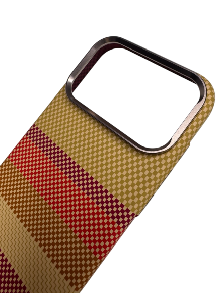 Чехол-накладка для iPhone 17 Pro  Mosbros Carbon Magsafe LF135