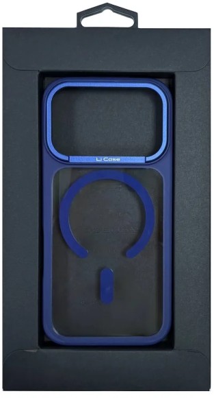 Чехол-накладка для iPhone 17 Pro Max Li Case L06 Blue Чехол-накладка для iPhone 17 Pro Max Li Case L06 Blue