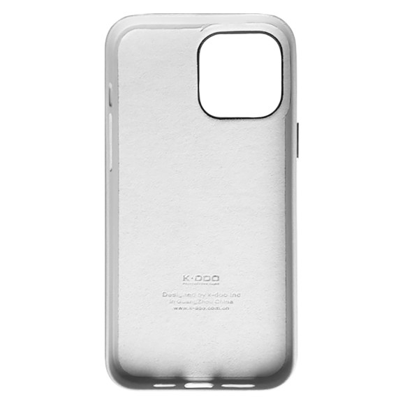 Чехол-накладка для iPhone 13 Pro Max K-DOO Noble белый