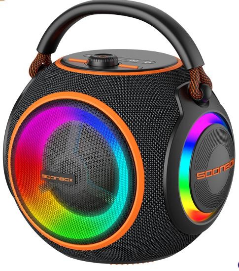 Портативная Акустика SoonBox S5100 MAX Черный-оранжевый