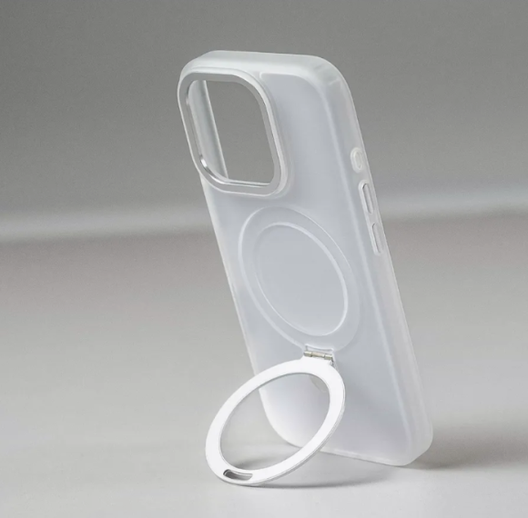 Чехол-накладка для iPhone 14 Pro Breaking Stand Style белый Чехол-накладка для iPhone 14 Pro Breaking Stand Style белый