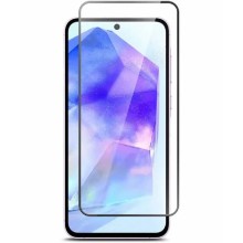Стекло Samsung A56 5D черное
