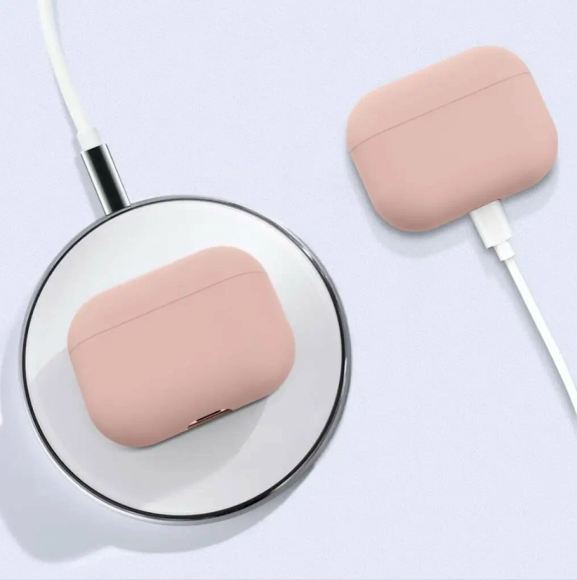 Сумка-чехол на AirPods Pro светло розовый Сумка-чехол на AirPods Pro светло розовый
