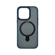 Чехол-накладка для iPhone 14 Pro Breaking Stand Style синий