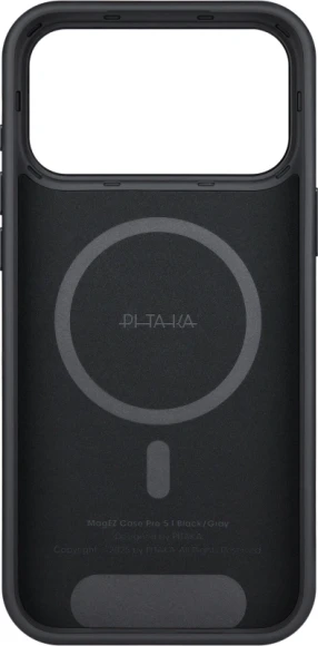 Чехол-накладка для iPhone 17 Pro PITAKA Aramid ProGuard Case Black/Gray противоударный