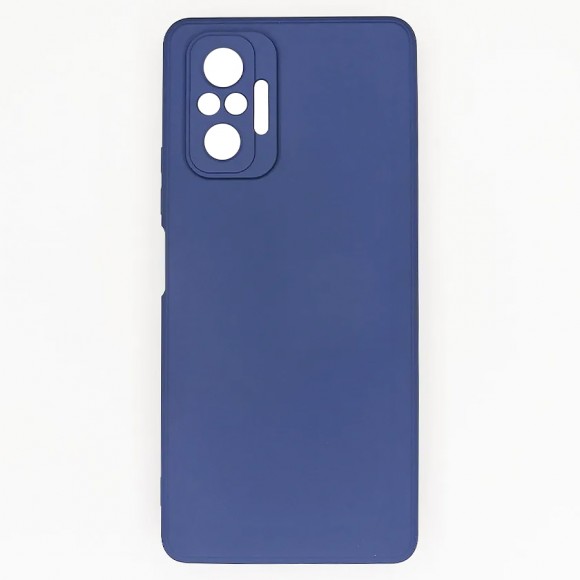 Чехол-накладка Xiaomi Redmi Note 10 Pro Breaking силикон с микрофиброй синий