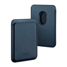 Чехол бумажник KZDOO Leather Wallet Magsafe темно-синий