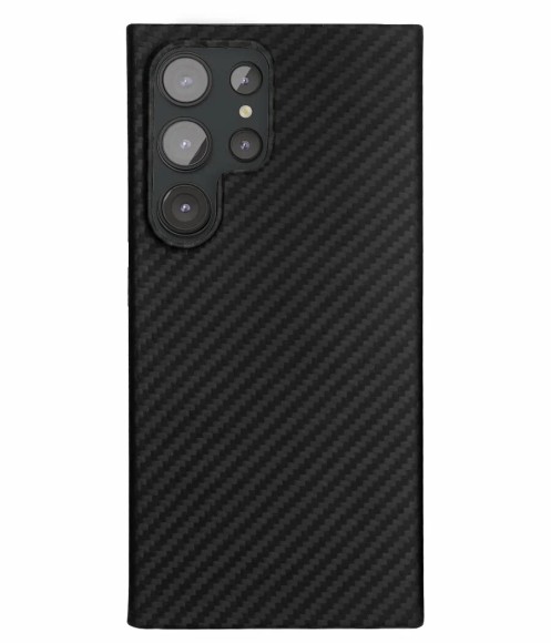 Чехол-накладка Samsung S24 Ultra KZDOO KEIVLAR черно-серый
