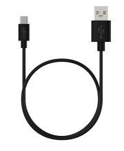 Type-C Maxvi MC-02 plus 2A 1,2м ,черный