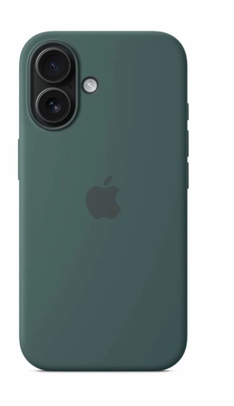 Чехол-накладка для iPhone 16 Silicone Case MagSafe зеленый