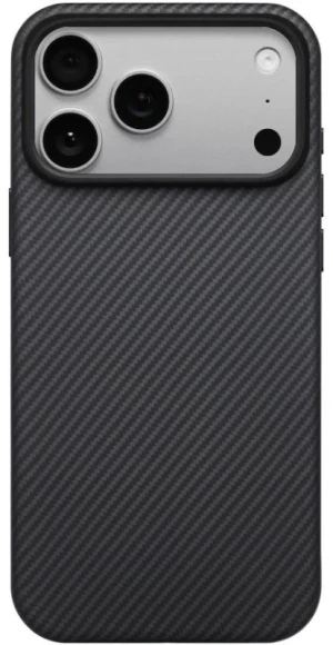 Чехол-накладка для iPhone 17 Pro Max PITAKA Aramid Ultra Guard Case Black/Gray противоударный