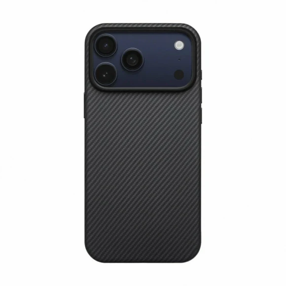 Чехол-накладка для iPhone 17 Pro Max PITAKA Aramid Ultra Guard Case Black/Gray противоударный