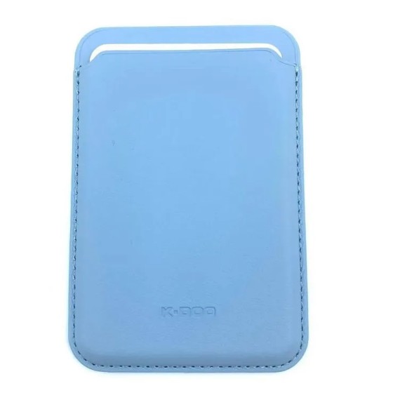 Чехол бумажник K-DOO Leather Wallet Magsafe голубой