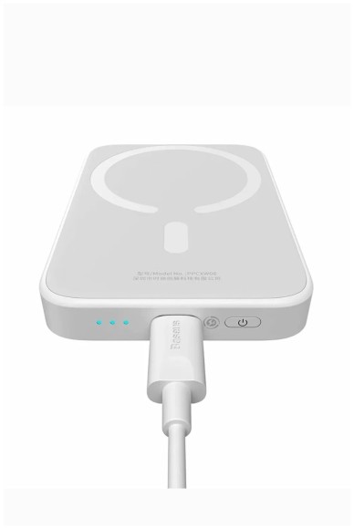 Аккумулятор Baseus 6000 mAh 20W белый