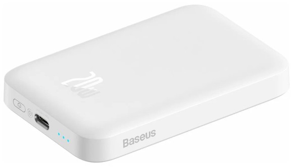 Аккумулятор Baseus 6000 mAh 20W белый