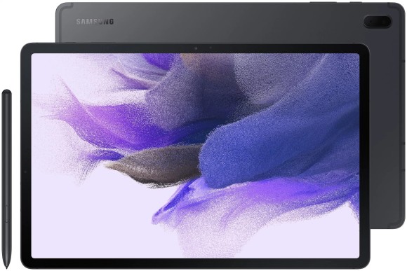 Планшет Samsung Galaxy Tab S7 FE 12.4 SM-T735 (2021), 4/64 ГБ, Wi-Fi + Cellular, стилус, Android 10 (Черный)
