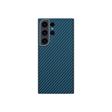 Чехол-накладка Samsung S24 Ultra KZDOO KEVLAR черно-синий