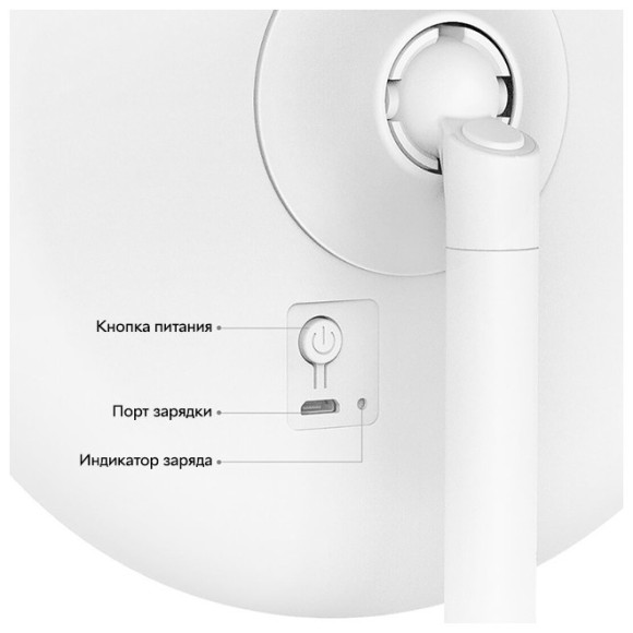 Зеркало косметическое настольное Xiaomi DOCO Daylight Mirror с подсветкой HZJ001 Зеркало косметическое настольное Xiaomi DOCO Daylight Mirror с подсветкой HZJ001