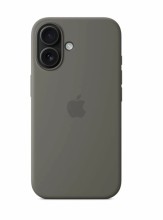 Чехол-накладка для iPhone 16 Silicone Case MagSafe серый