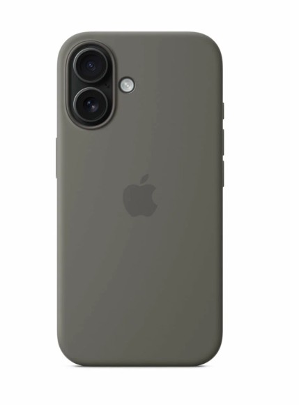 Чехол-накладка для iPhone 16 Silicone Case MagSafe серый