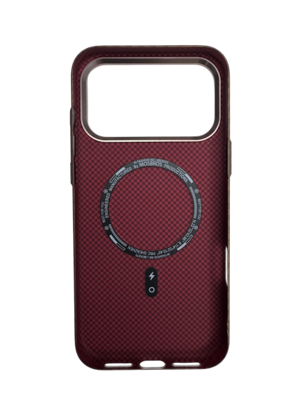 Чехол-накладка для iPhone 17 Pro Max Mosbros Carbon Magsafe J298 Чехол-накладка для iPhone 17 Pro Max Mosbros Carbon Magsafe J298