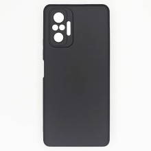 Чехол-накладка Xiaomi Redmi Note 10 Pro Breaking силикон с микрофиброй черный