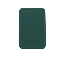Чехол бумажник K-DOO Leather Wallet Magsafe зеленый